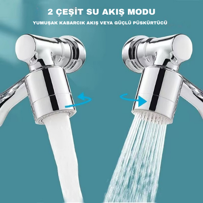 1440 DERECE AYARLANABİLİR MUSLUK BAŞLIK