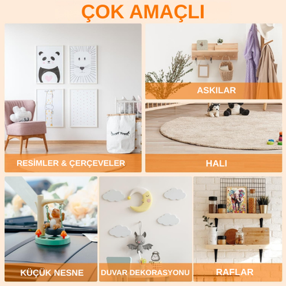 Şeffaf ve Dayanıklı Çift Taraflı Nano Bant